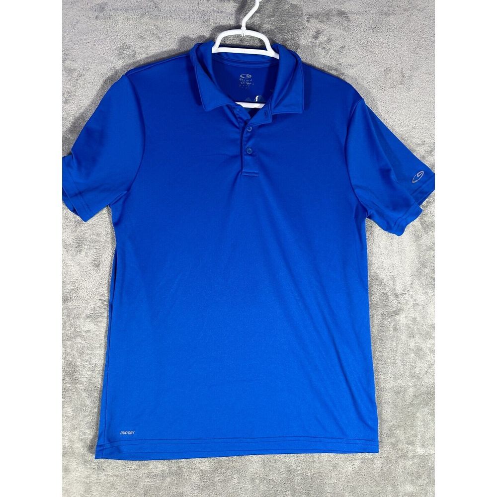 Champion‎ Shirt Boys XL 16-18 Blue Short Sleeve Athletic Polyester School Sport